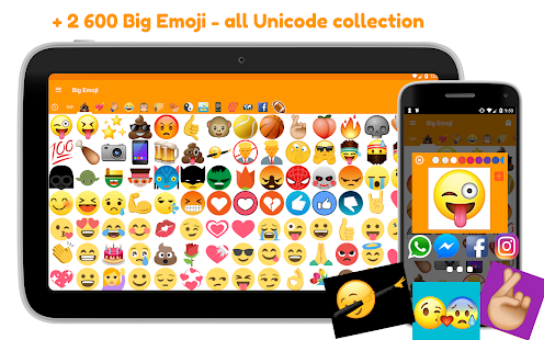 Big Emoji für WhatsApp Bildschirmfoto