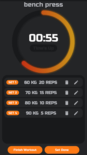 FitLog Screen 3