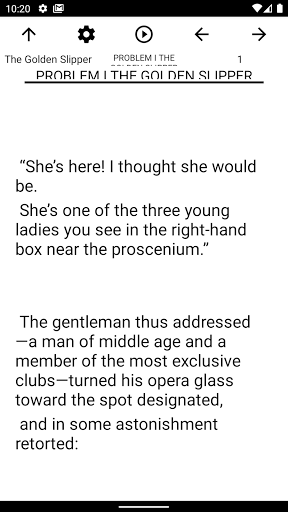 Book, The Golden Slipper Screen 2