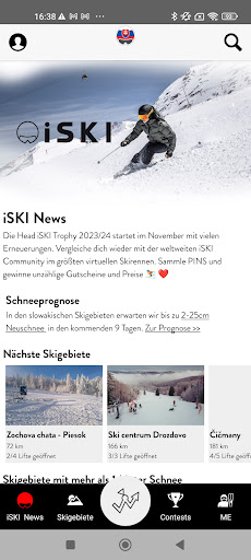 Android application iSKI Slovakia - Ski & Snow screenshort