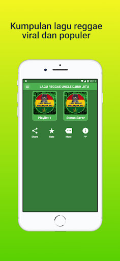 Android application Lagu Reggae Uncle Djink Jitu screenshort