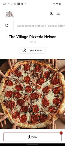 Android application The Village Pizzeria Nelson screenshort