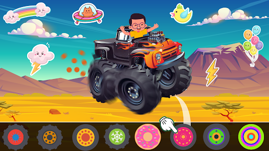 Monster Truck Kids Car Games
