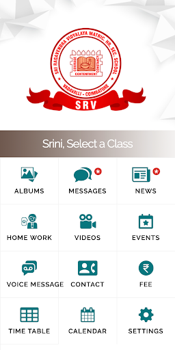 Android application Sri Ragavendra Vidyalaya screenshort