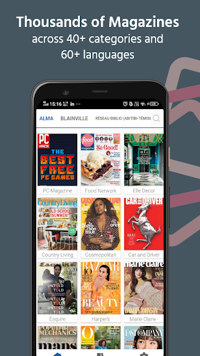 Screenshot of BibliMags