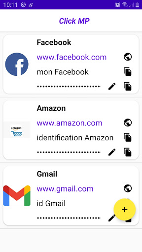 Android application click MP screenshort