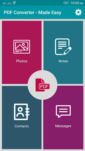 Android application PDF Converter - Made easy screenshort