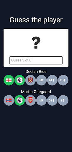 WhoAreYa - Guess the Player Screen 2