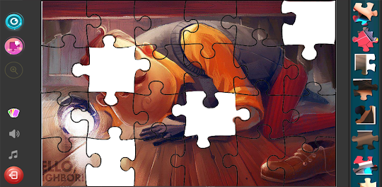 Jigsaw Puzzle Hi Neighbor