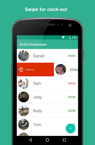 Simple Time Clock Screen 3