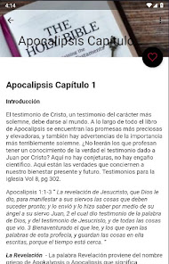 Captura 11 Estudio Bíblico : Apocalipsis android
