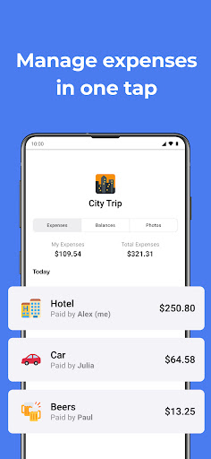 Screenshot of tricount: Split & Settle Bills