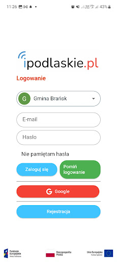 Android application ipodlaskie screenshort