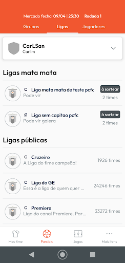 Parciais CFC Screenshot 4 - AppWisp.com