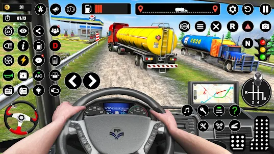 Oil Truck Driving Games
