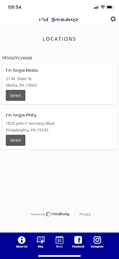 Android application I'm Sergio screenshort