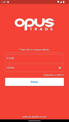 Android application Opus Trade screenshort