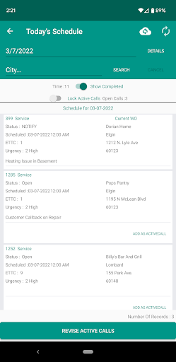 Android application Vision RFS - Crimson screenshort