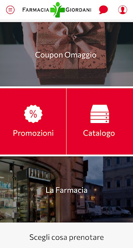 Android application Farmacia Giordani screenshort