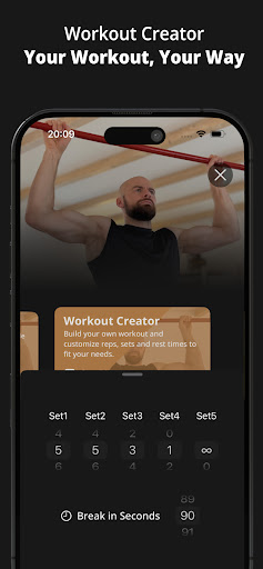 GOLDEN Pull-Ups Pullup Tracker