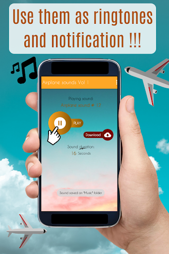Airplane Sounds. Screen 3