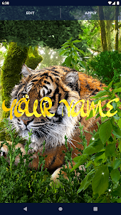 Brave Tiger Live Wallpaper