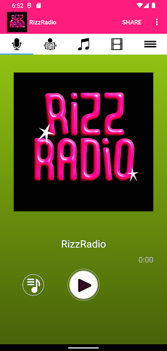 Android application Rizz Radio screenshort