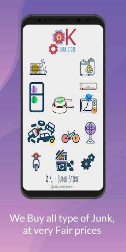 Android application OK Junk Store - Sell & Buy screenshort