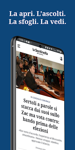 Android application Sentinella del Canavese screenshort