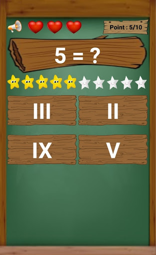 Roman Numerals Screen 2