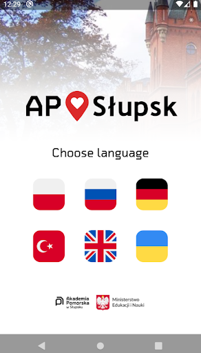 Android application UP4Słupsk screenshort