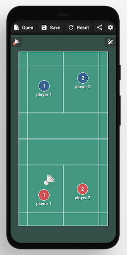 Badminton Tactic Board Screen 3