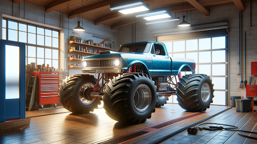 Monster Truck Stunt Game 3D Screen 2