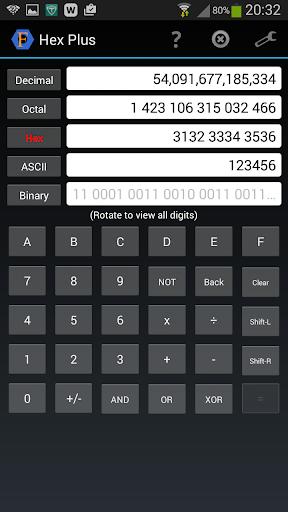 Hex Converter Plus Screen 2