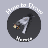 How to Draw Horse icon