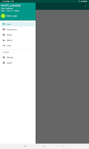 Android application Kiolyn POS screenshort