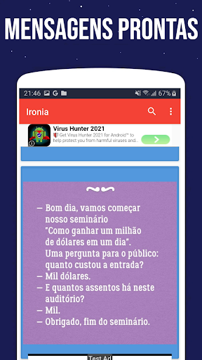 Download Ironia - Frases e Mensagens Free for Android - Ironia - Frases e  Mensagens APK Download 