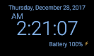 screenshot of Speaking Alarm Clock