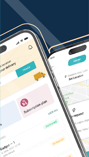 Android application Xaron - User App screenshort