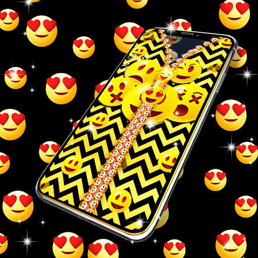 Emoji smiley zip locker Screen 2