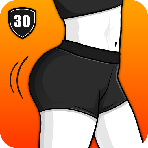 Buttocks workout in 30 days logo