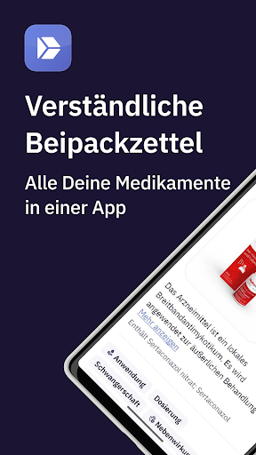 Android application dabeipackzettel screenshort
