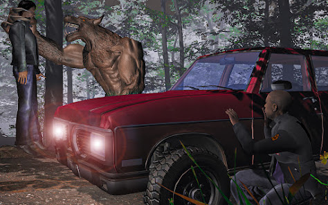 Jungle Grey Werewolf Monster-Bigfoot Hunting Games  screenshots 1