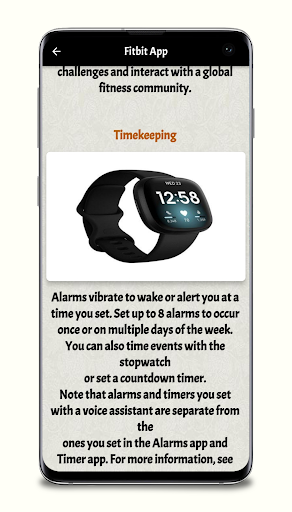 Fitbit Versa 3 Guide Screen 3