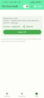 Bulk Messenger WApp screenshot 6