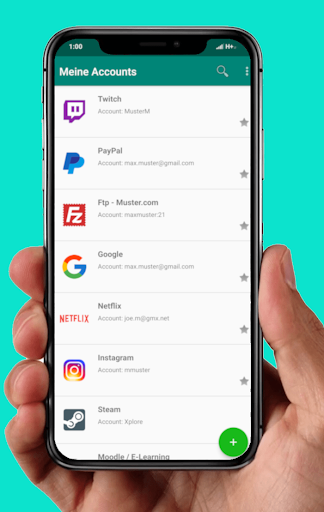 Android application PasswordZ - Password Safe screenshort