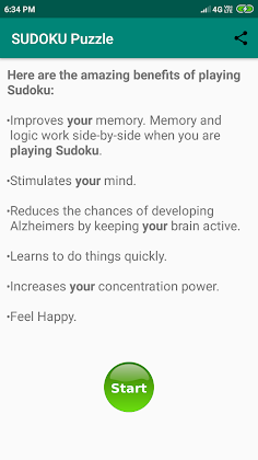 Sudoku Puzzle Free - Screenshot 1