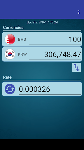 S Korea Won x Bahraini Dinar Screen 2