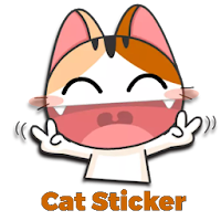 Cute and Funny Cat Sticker