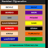 çocuk oyunları Türkçe Renkler icon